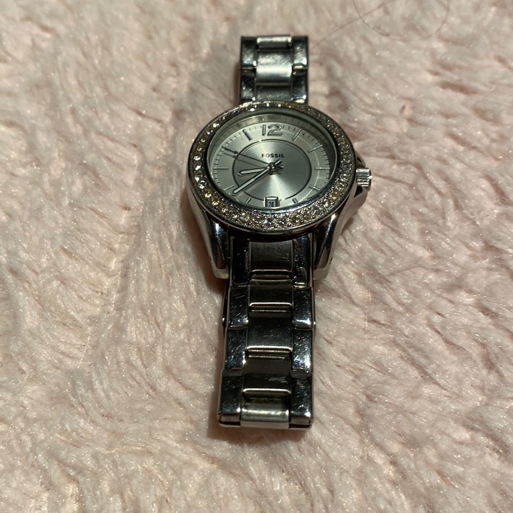 Fossil jewelled watch